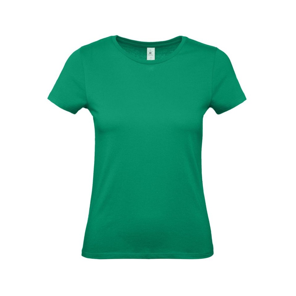 Футболка E150 женская зеленая, L