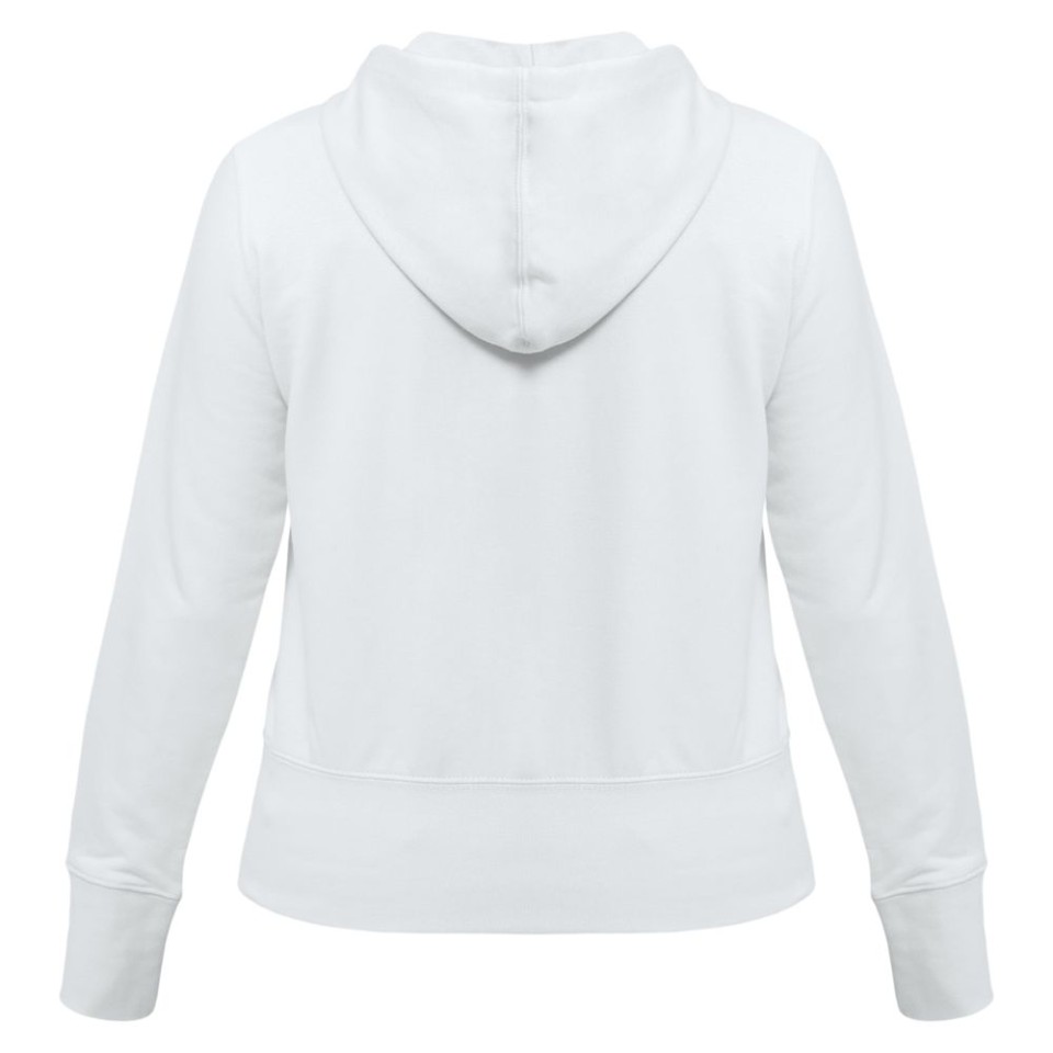 Толстовка женская Hooded Full Zip белая
