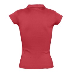 Рубашка поло женская без пуговиц Pretty 220, красная