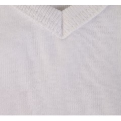 Футболка женская Lady 220 с V-образным вырезом, белая