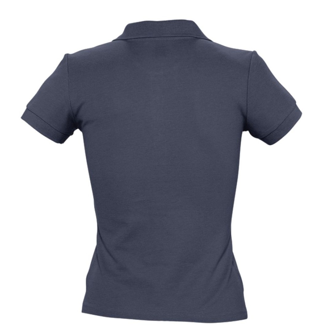 Рубашка поло женская People 210 темно-синяя (navy), M
