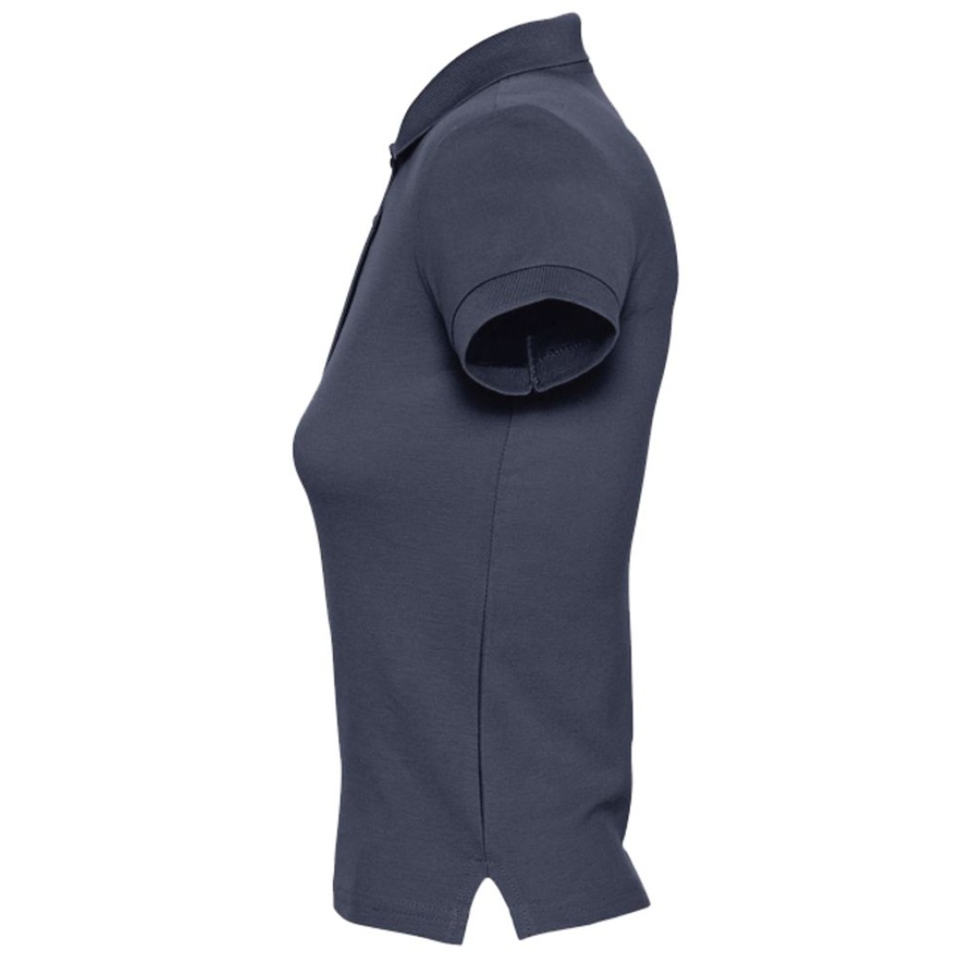 Рубашка поло женская People 210 темно-синяя (navy), M