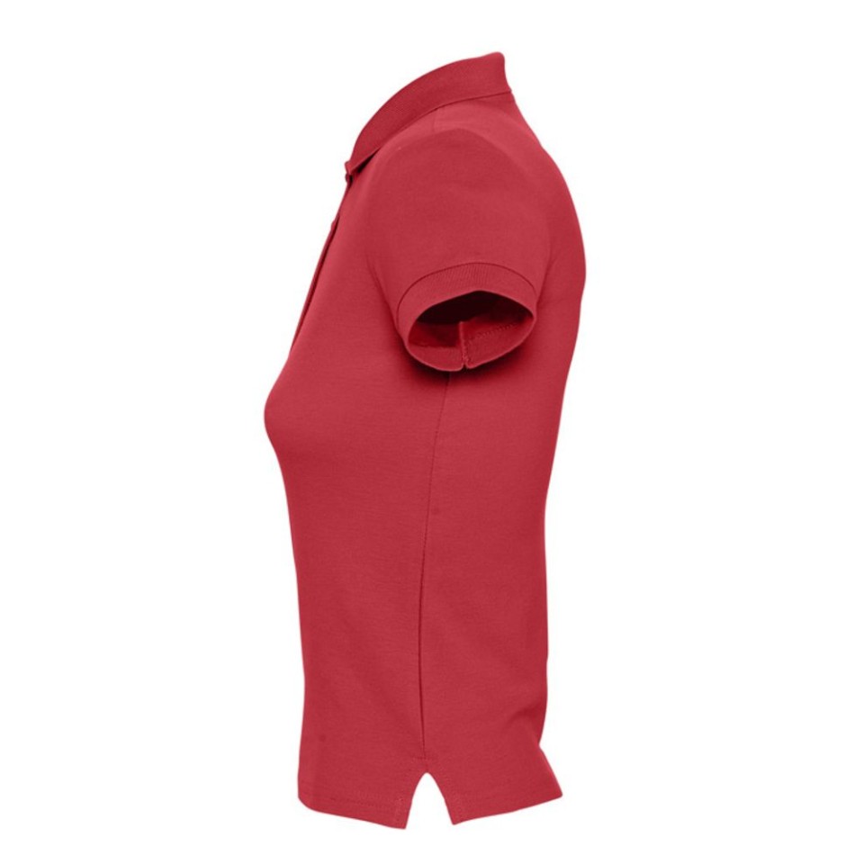 Рубашка поло женская People 210 красная, XL
