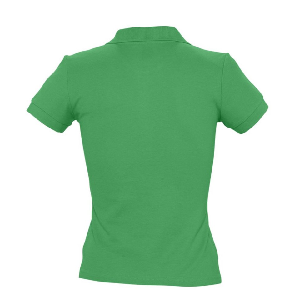 Рубашка поло женская People 210 ярко-зеленая, S