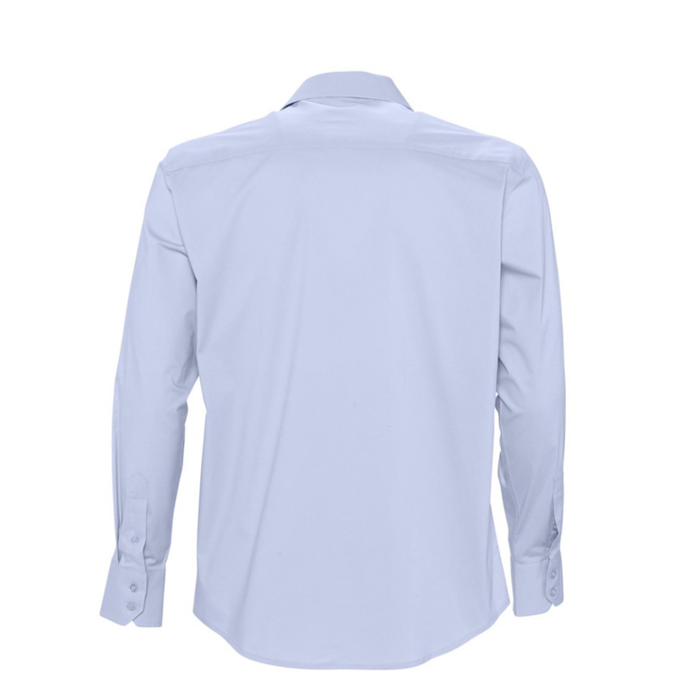 Рубашка мужская с длинным рукавом Brighton голубая, S