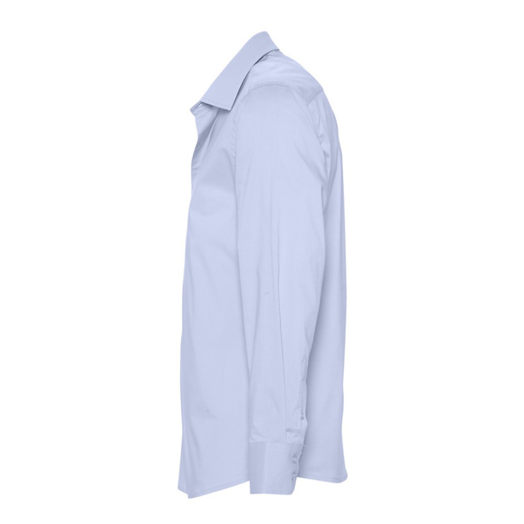 Рубашка мужская с длинным рукавом Brighton голубая, L