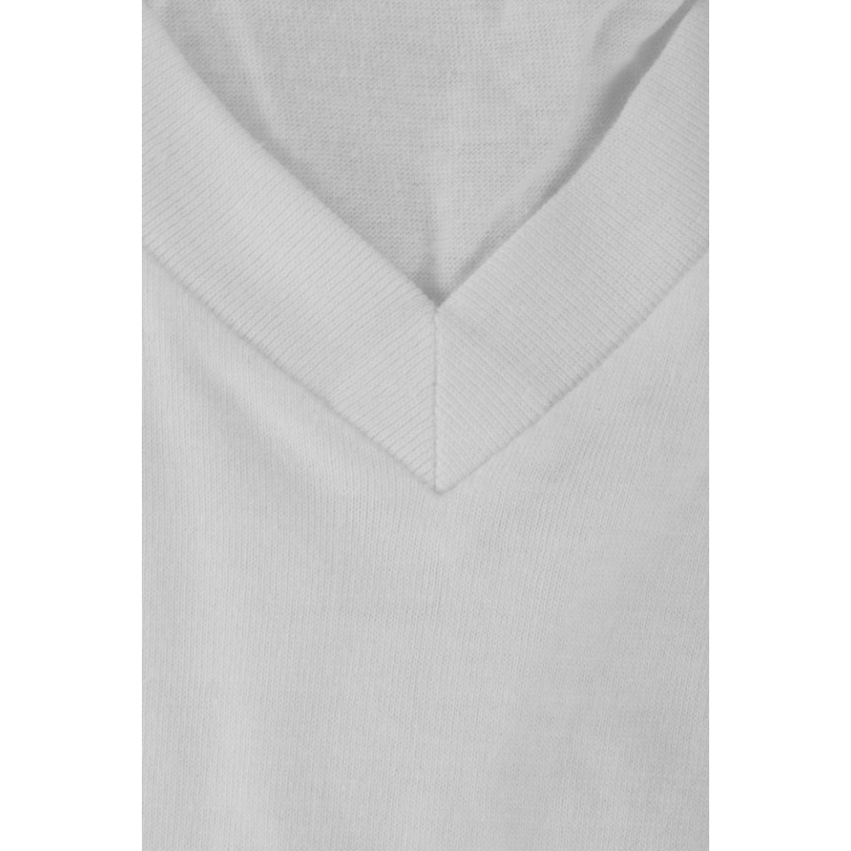 Футболка мужская с глубоким V-обр. вырезом Master 150, белая, XL