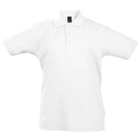 Рубашка поло детская Summer II Kids, белая, на рост 130-140 см