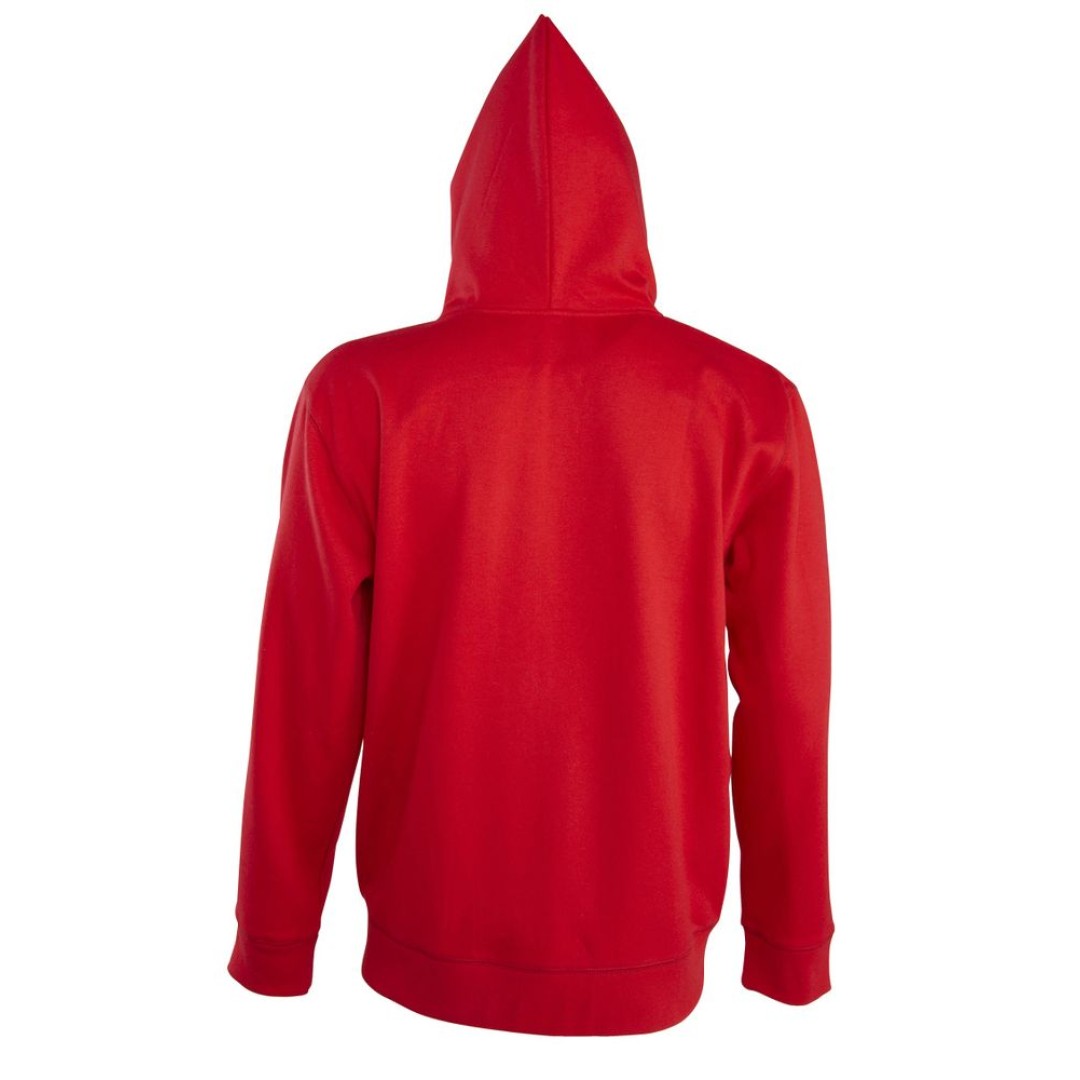 Толстовка мужская на молнии с капюшоном Seven Men, красная, S