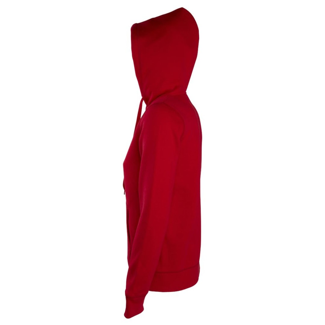 Толстовка женская на молнии с капюшоном Seven Women, красная, S