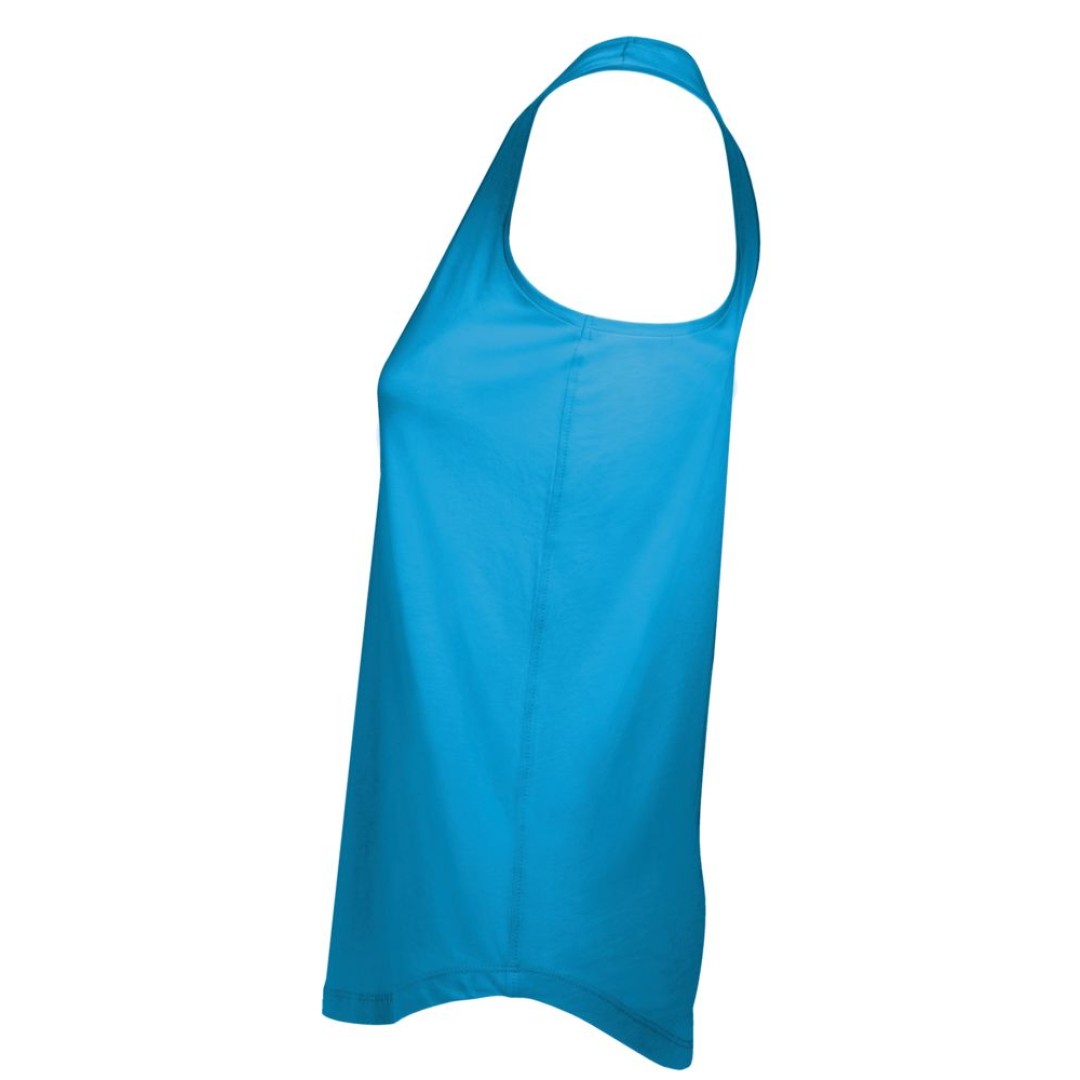 Майка женская Moka 110, ярко-голубая, L