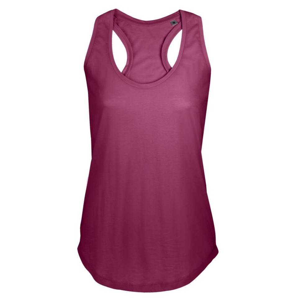 Майка женская Moka 110, темно-розовая (малиновая), L