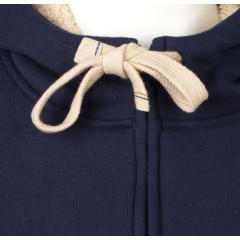 Толстовка унисекс на молнии Sherpa 280, темно-синяя, S