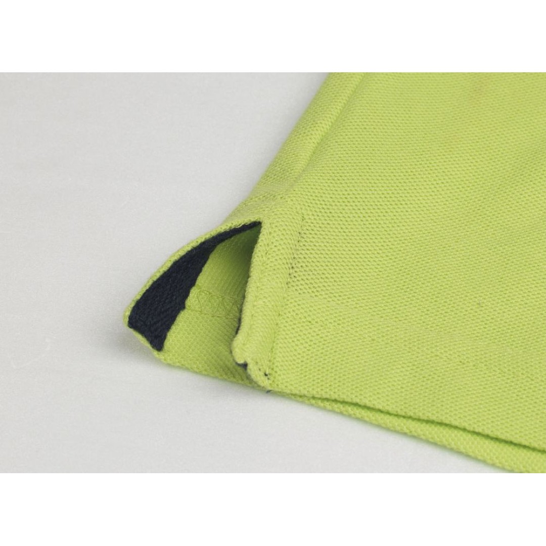 Рубашка поло Prince 190 зеленое яблоко с темно-синим, M