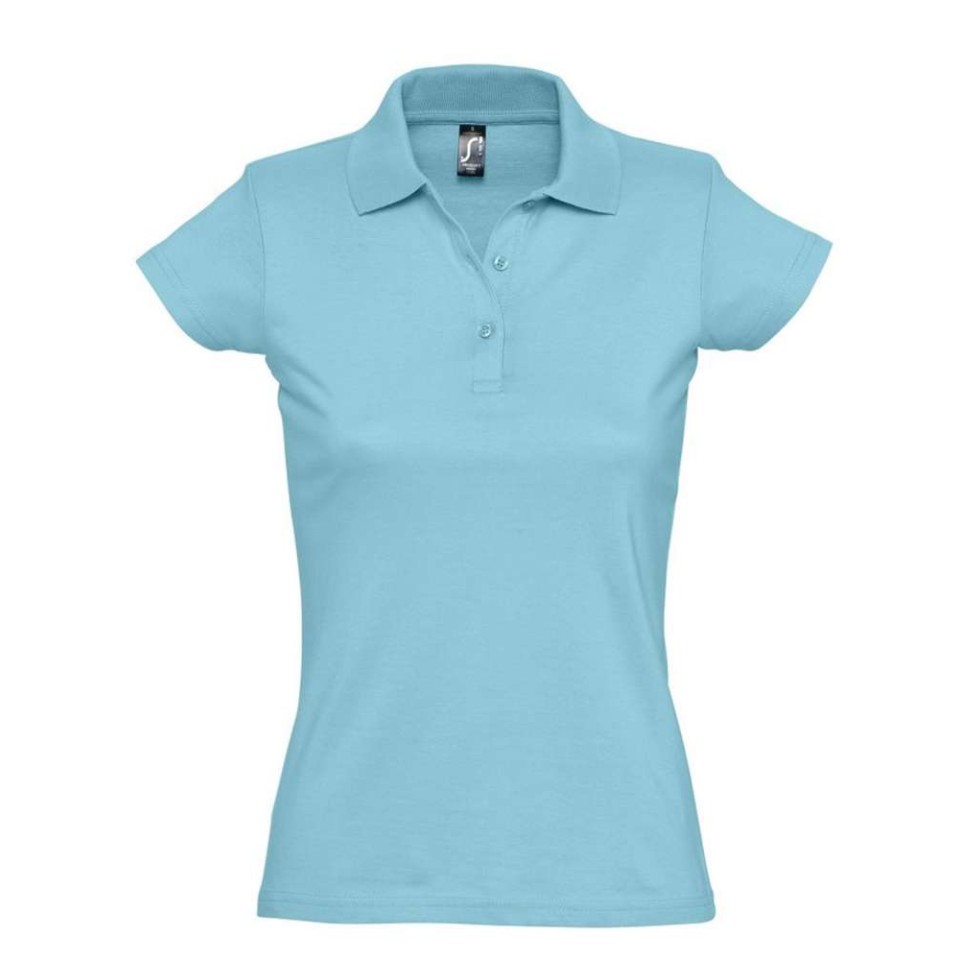 Рубашка поло женская Prescott women 170 бирюзовая, S