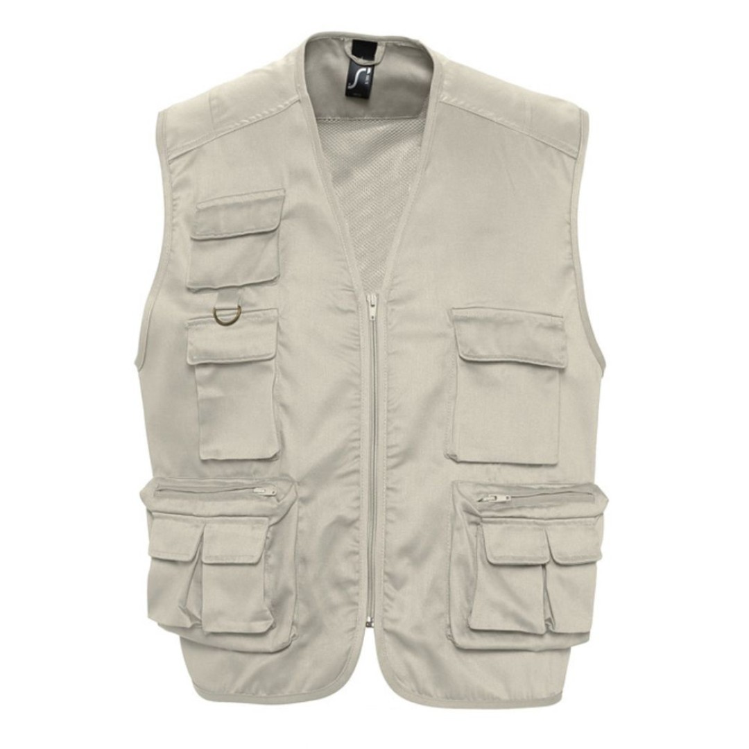 Жилет фотографа Wild 200 бежевый, XXL