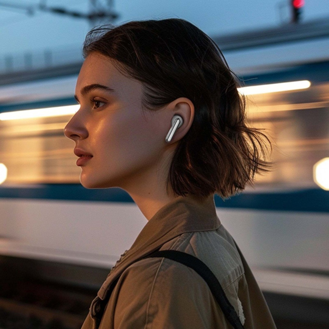 Беспроводные наушники HAYLOU Mori Plus T016,  Bluetooth 6.0, ANC, 28 ч автономной работы, Hi-Fi, черные