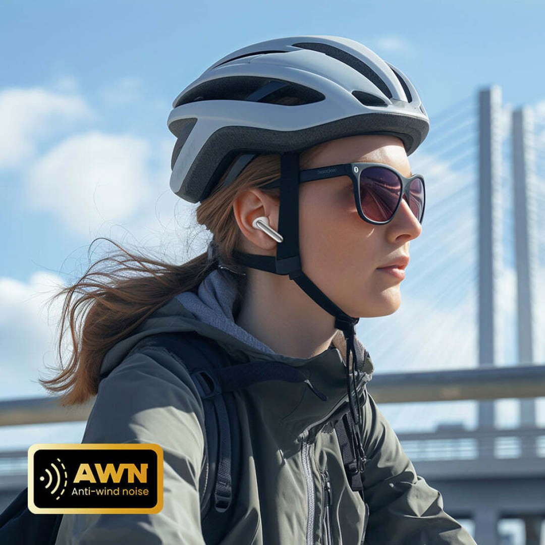 Беспроводные наушники HAYLOU Mori Plus T016,  Bluetooth 6.0, ANC, 28 ч автономной работы, Hi-Fi, черные