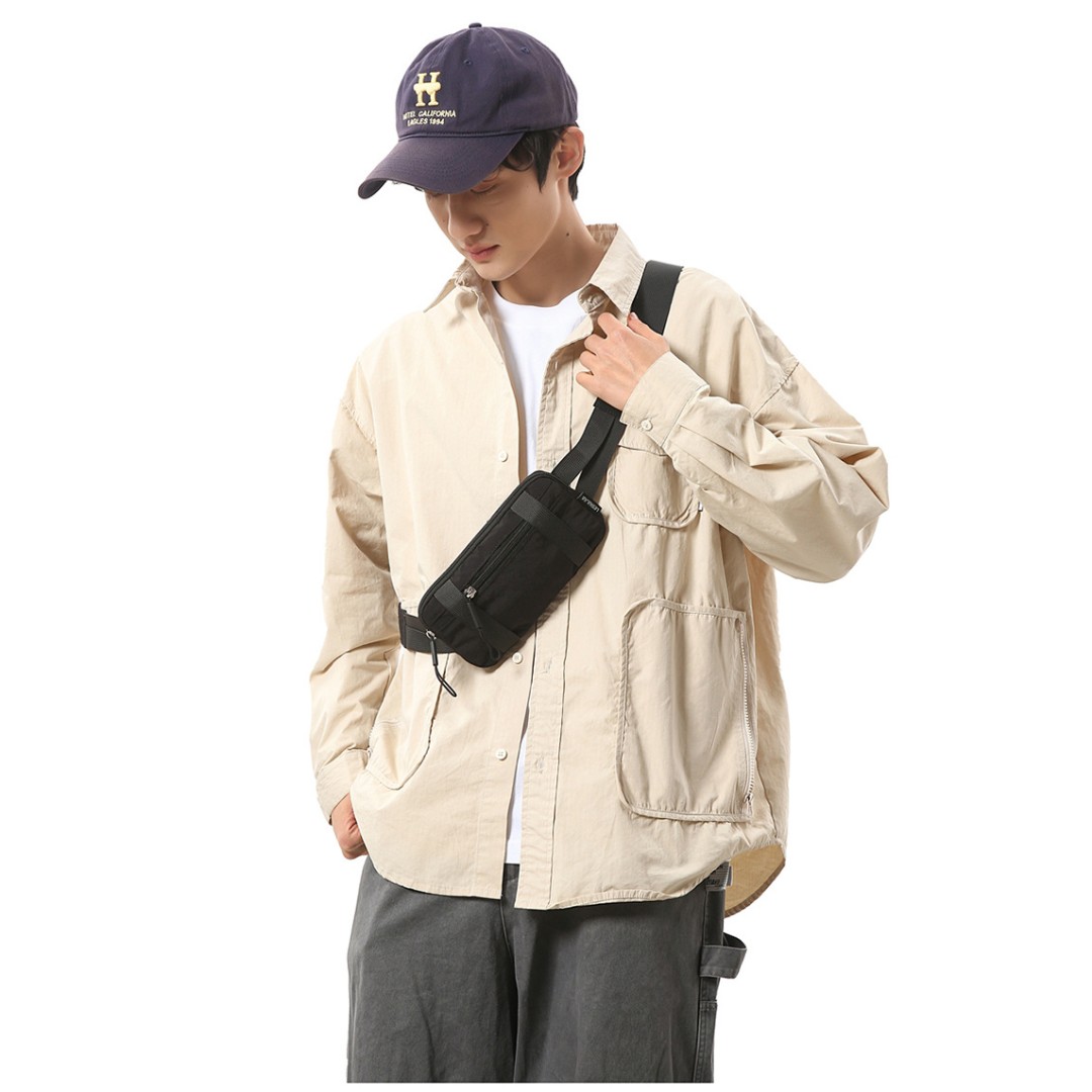 Компактная сумка через плечо Mini Sling Bag, цвет черный