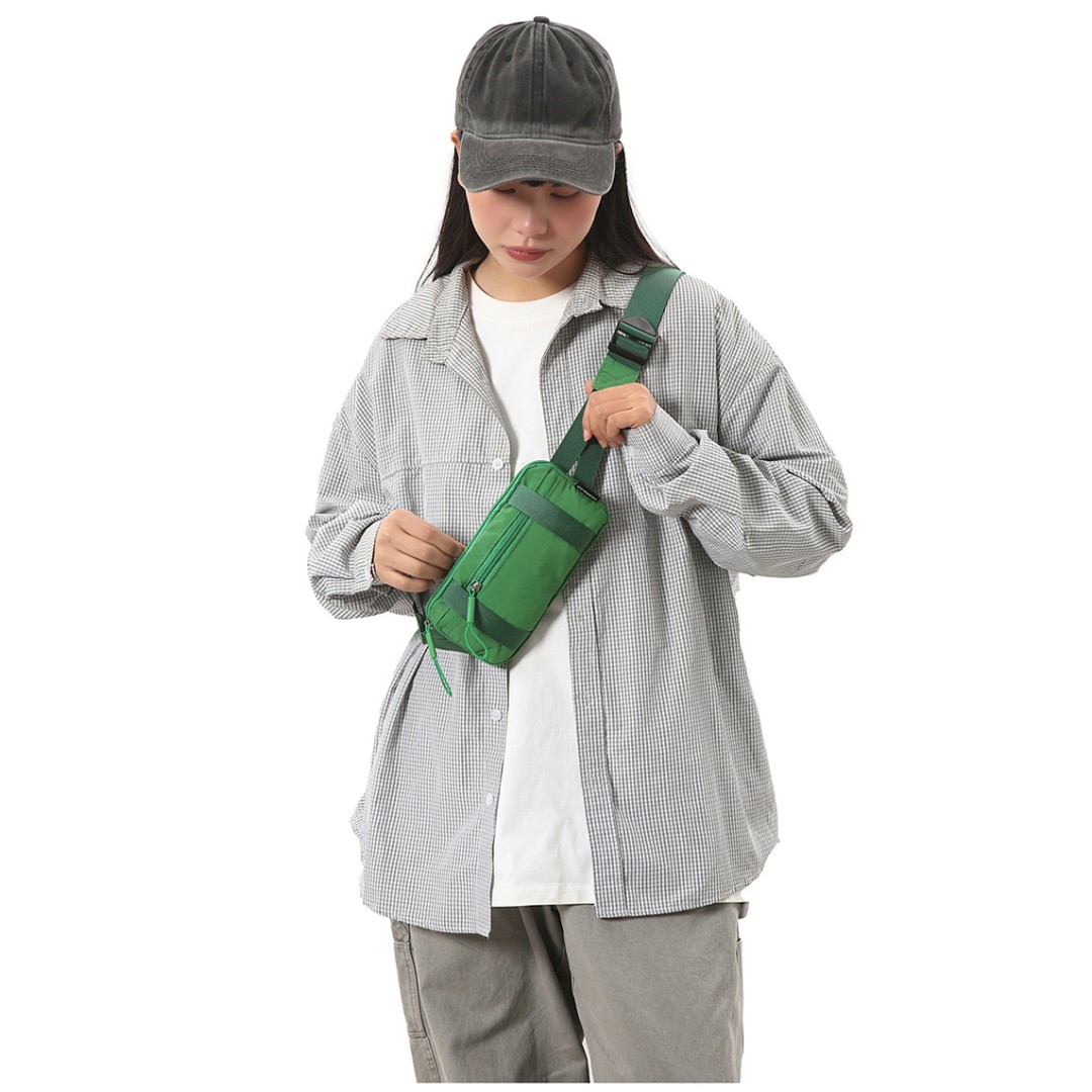 Компактная сумка через плечо Mini Sling Bag, цвет зеленый