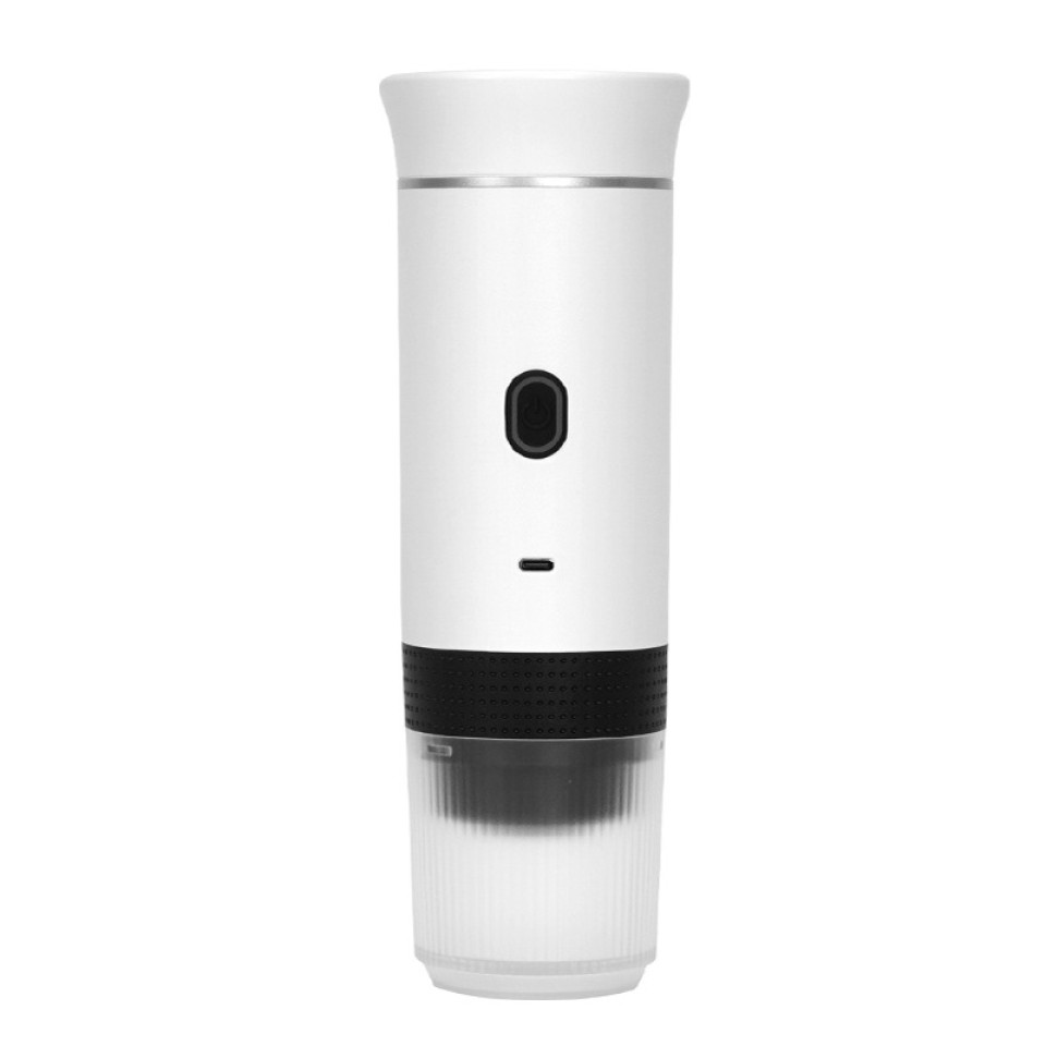 Портативная кофемашина Espresso KF-JN-02  с поддержкой капсул и молотого кофе, 20 бар, 2500 мАч*3, серый
