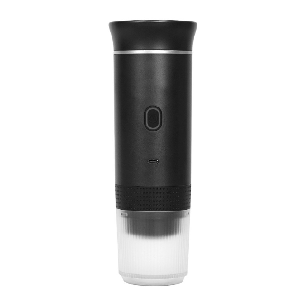 Портативная кофемашина Espresso KF-JN-02  с поддержкой капсул и молотого кофе, 20 бар, 2500 мАч*3, серый