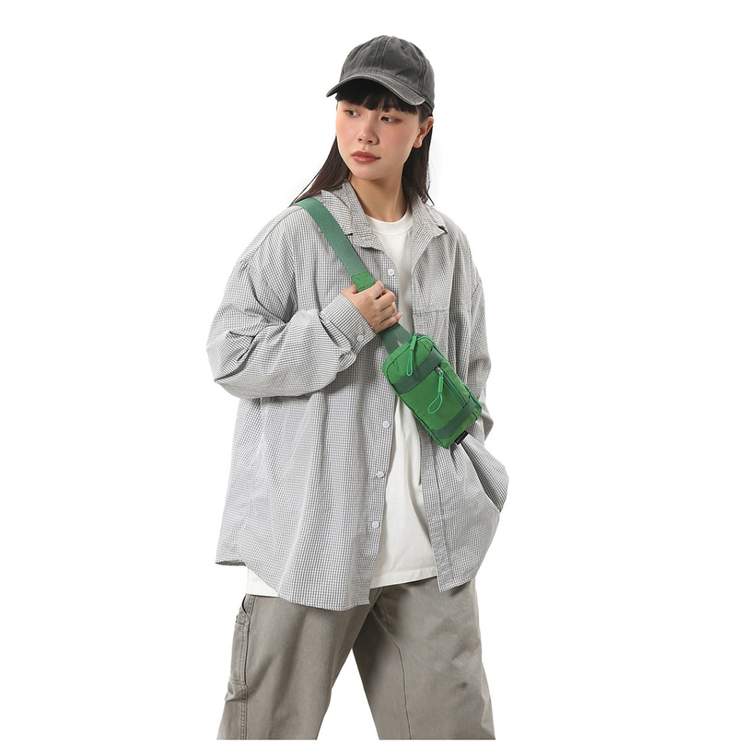 Компактная сумка через плечо Mini Sling Bag, цвет зеленый