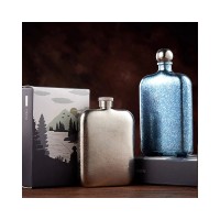 Фляга из чистого титана Heesung Titanium Small Hip Flask 240ml