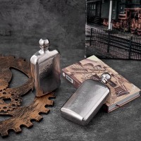 Фляга из чистого титана Heesung Titanium Small Hip Flask 160ml