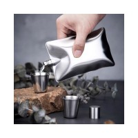 Фляга Shine Creative Stainless Steel Hip Flask 6 oz