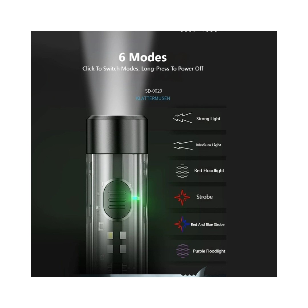 Фонарик Smiling Shark Mini Keychain Light Super Bright Flashlight (TIP-0020)