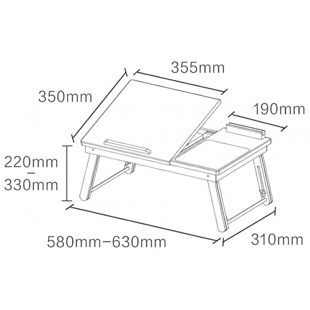Складной стол-подставка Xiaomi IZW Orange House Multifunctional Folding Computer Desk (CSMJ8742)