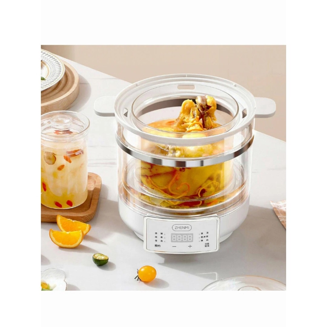 Многофункциональная электрическая кастрюля Xiaomi Zhenmi Visual Water-Proof Stew Pot 3L D6 (ZMDZ-006)