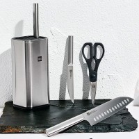 Набор Xiaomi Huo Hou Stainless Steel Kitchen Knife Set (4 ножа и ножницы с подставкой) (HU0095)