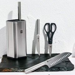 Набор Xiaomi Huo Hou Stainless Steel Kitchen Knife Set (4 ножа и ножницы с подставкой) (HU0095)