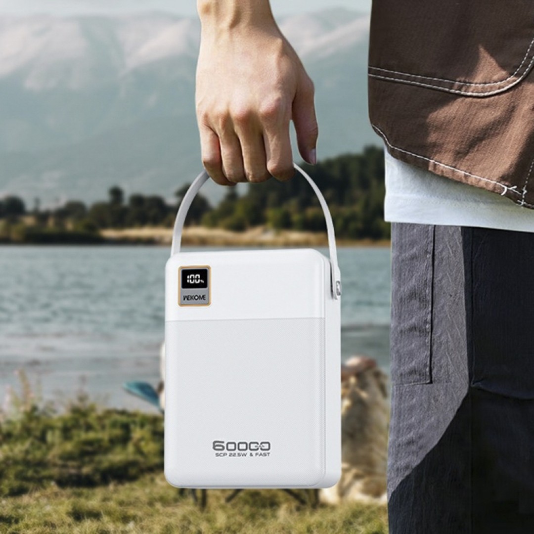 Внешний аккумулятор WEKOME Power Bank 60000mAh 22.5W (WP-76)