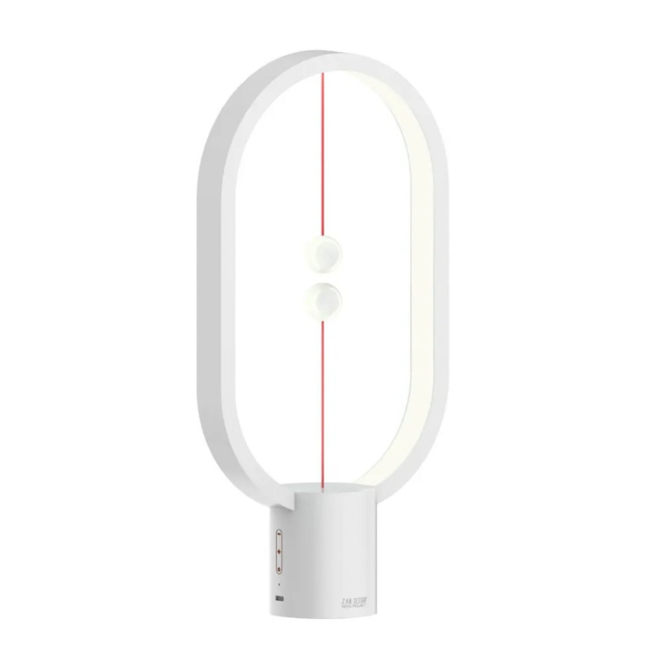 Настольная лампа с левитирующим выключателем Xiaomi Allocacoc Heng Balance Lamp Ellipse Light Wood (DH0037LW)