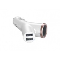 Автомобильное зарядное устройство Baseus Y Type Dual USB + Cigarette Lighter Extended Car Charger (BSC-C16N)