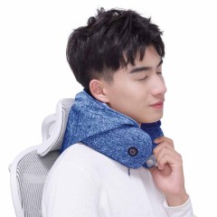 Дорожная подушка с накидкой Xiaomi Xiaobao Neck Pillow Smart Sleep с аккумулятором
