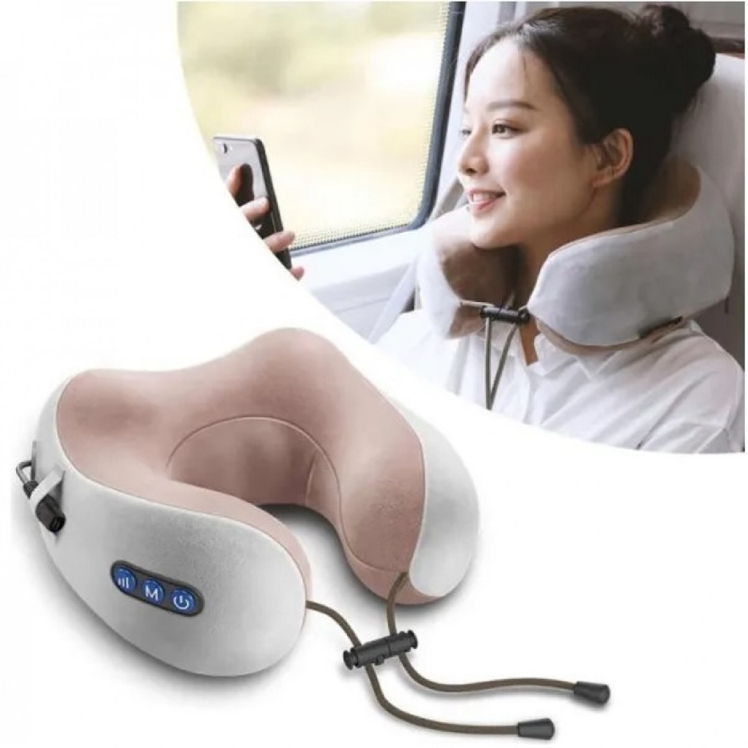 Дорожная подушка Qwerty U-shaped Massage Pillow (H0200)