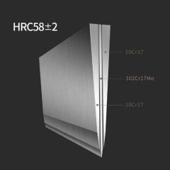 Набор стальных ножей Xiaomi Huo Hou Composite Steel Kitchen Knife Set (4 ножа + подставка) (HU0033)