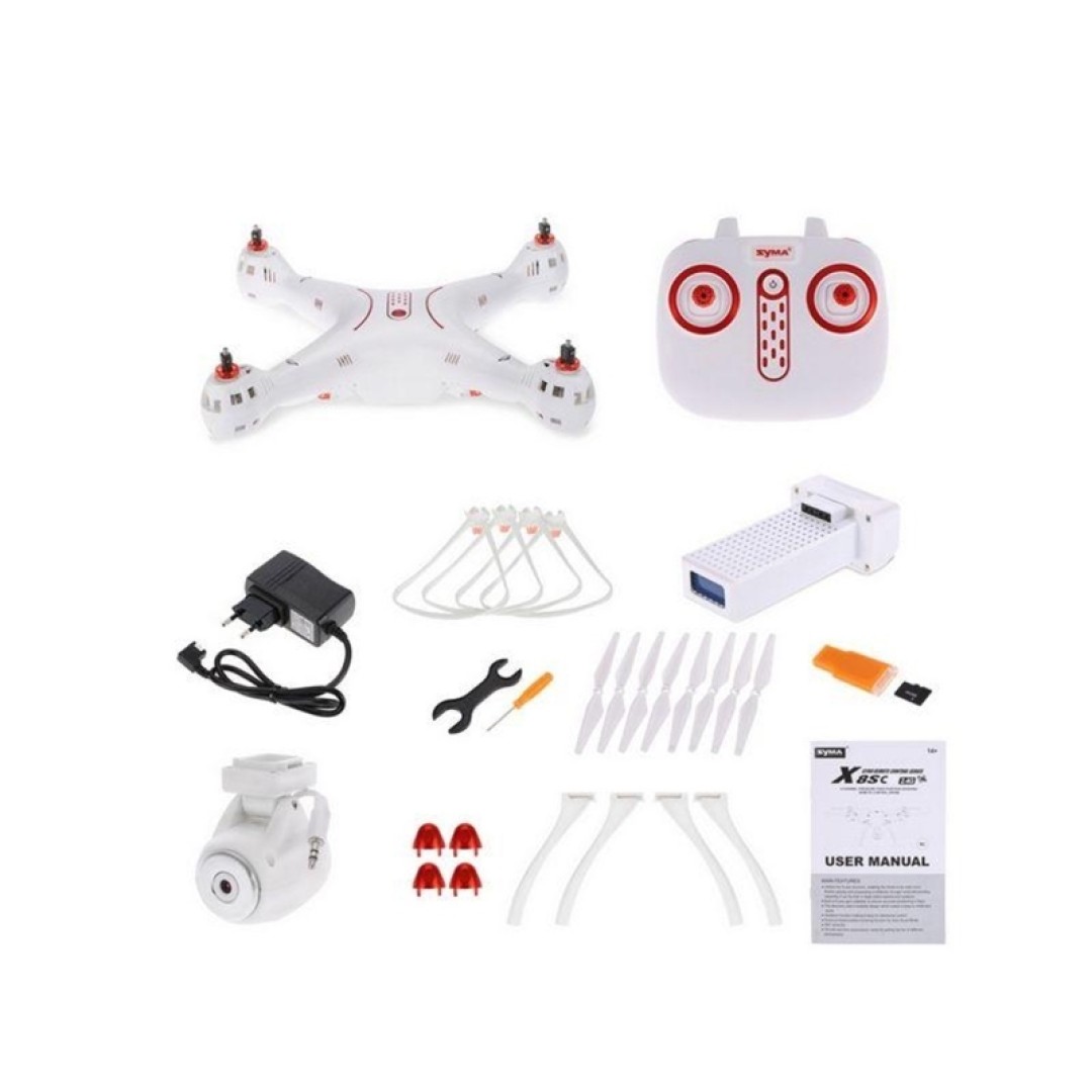 Радиоуправляемый квадрокоптер Syma X8SW-D с FPV трансляцией Wi-Fi, барометр 2.4G RTF