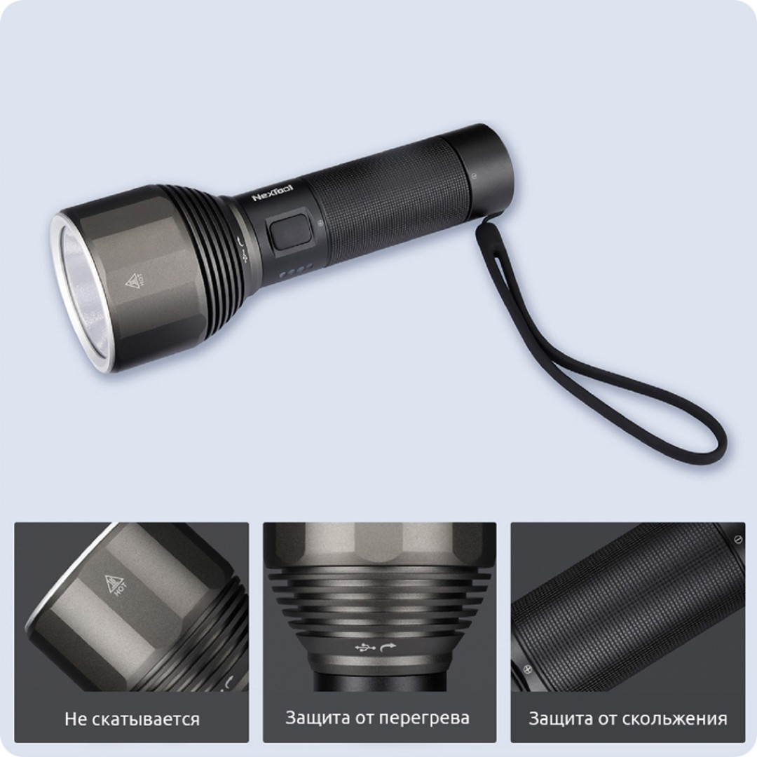 Фонарь Xiaomi NexTool Nato Outdoor Glare Flashlight (NE0126)