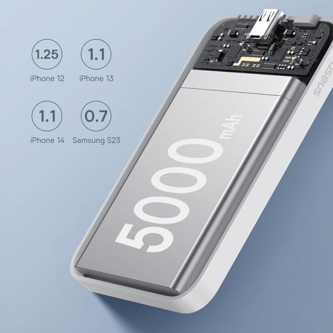 Внешний аккумулятор Baseus Magnetic 30W 5000mAh (P10022107113-00)