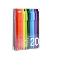 Набор гелевых ручек Xiaomi KACO Pure Plastic Gel Ink Pen 20 шт цветные (K1015)