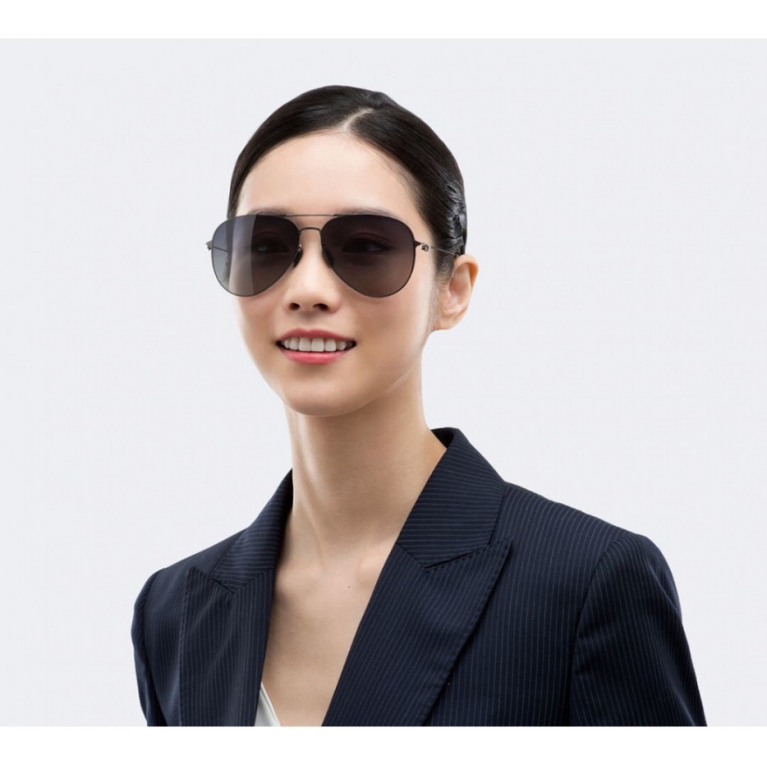 Солнцезащитные очки Xiaomi Mijia Aviator Sunglasses Pro Oval Frame Gradient Gray (TYJ04TS)
