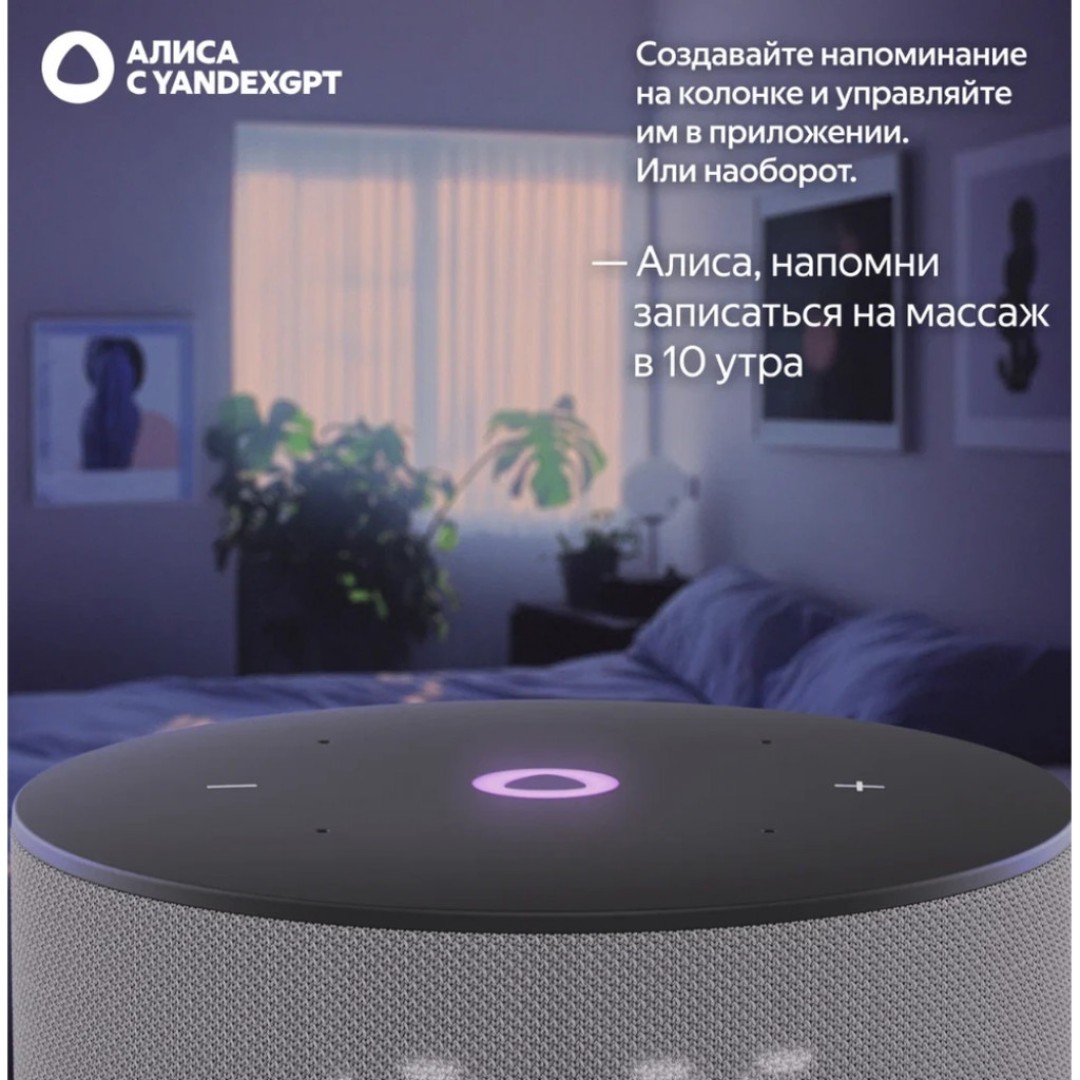 Умная колонка Яндекс Станция Мини 3 (YNDX-00027BLK)