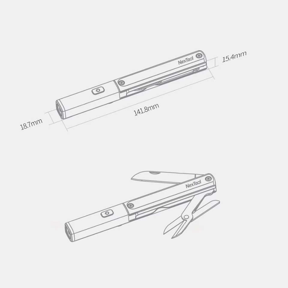 Многофункциональный мультитул 3 в 1 Xiaomi Nextool N1