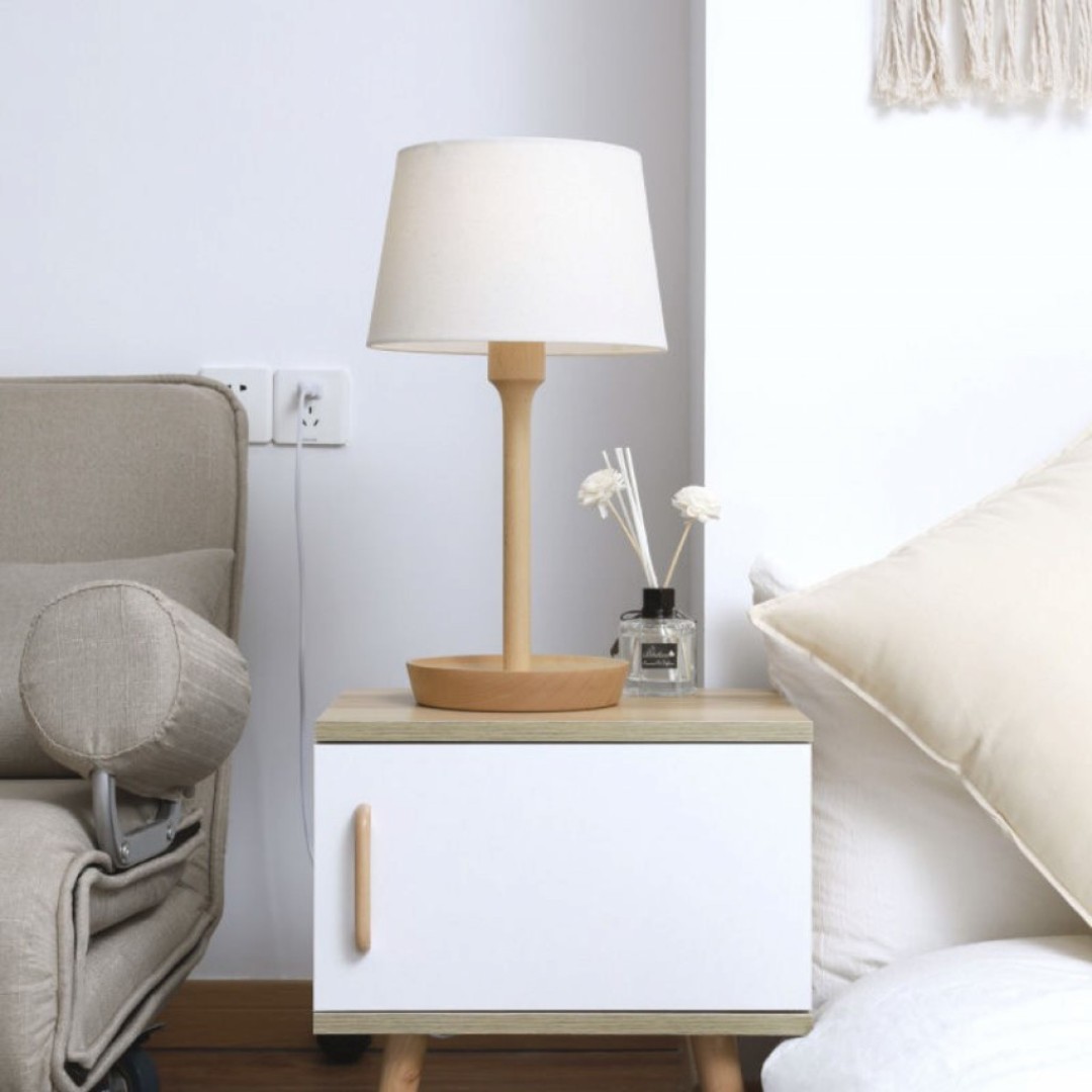 Настольная лампа Xiaomi belaDESIGN Bedside Original Wood Table Lamp (L1522)