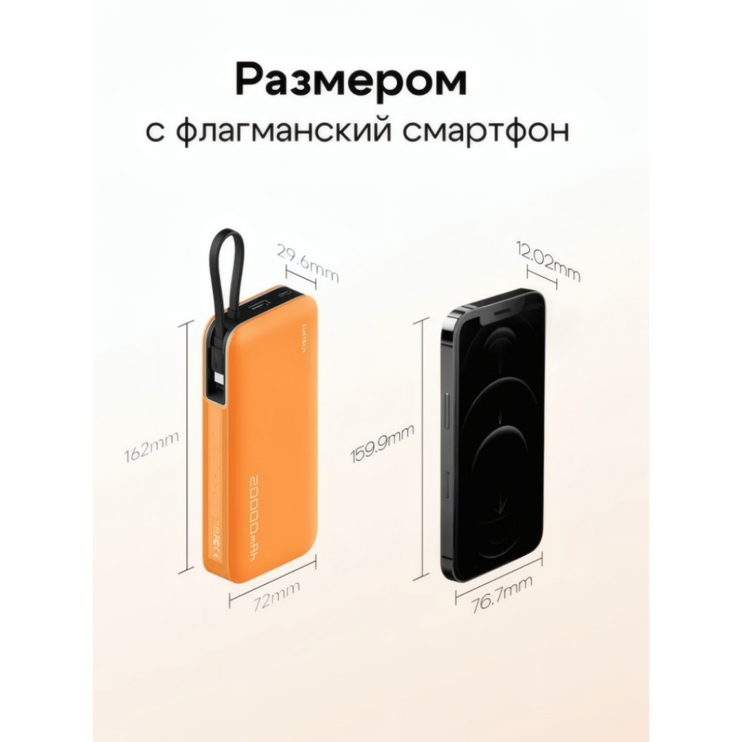 Внешний аккумулятор Xiaomi CUKTECH PB200N 55W (CUKP200NGLLG)